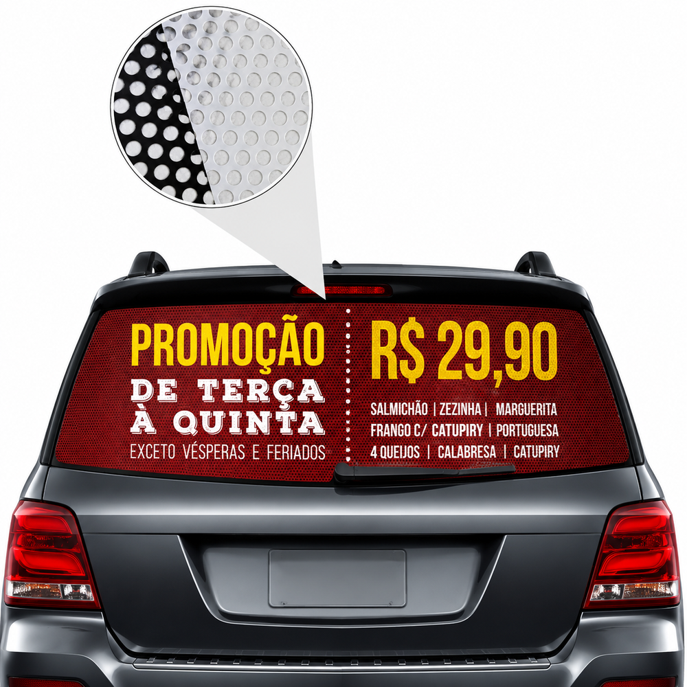 Adesivo Microperfurado M²