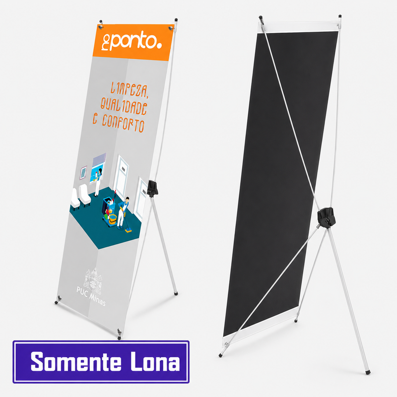 X Banner | Somente a Lona | 60x160cm